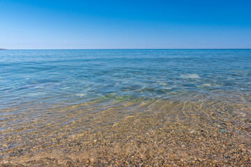 Colors of water in Corsica