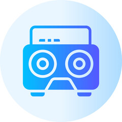 radio gradient icon