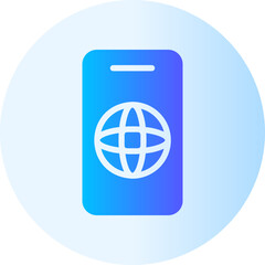 social media gradient icon