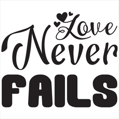 Love never fails