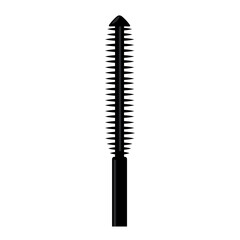 Mascara brush on white background