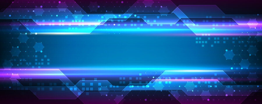Hi tech digital technology abstract background image concept