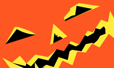 halloween jack o lantern pumpkin head expression background