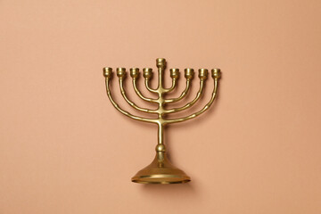 Fototapeta premium Сoncept of Jewish holiday, compositions for Hanukkah