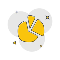 Pie Chart icon or logo