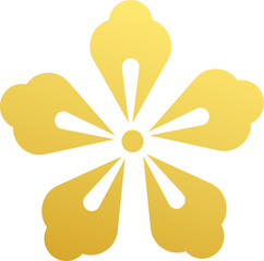 chinese new year gold flower 