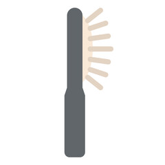 paddle brush hair salon beauty brush icon