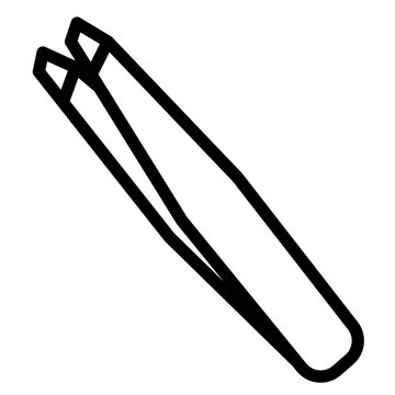 recommend clip art: tweezers beauty tool salon icon
