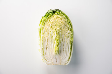 Chinese cabbage on white background.
Fresh Chinese cabbage image.
