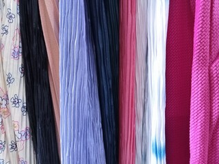 Multi colored textiles