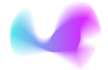 Blurry Gradient Shape Illustration