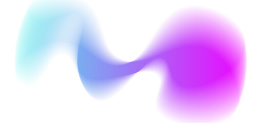 Blurry Gradient Shape Illustration