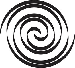 black thick halftone dotted circle speed lines. Abstract geometric shape motion. Design elements for frames, tattoos, web pages, prints, posters, and templates. Technology round Logo. Sunburst. Vector