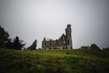 Ardtully House, Kenmare, County Kerry Ireland It was burnt in 1921 during 'The Troubles' and has remained a ruin ever since.