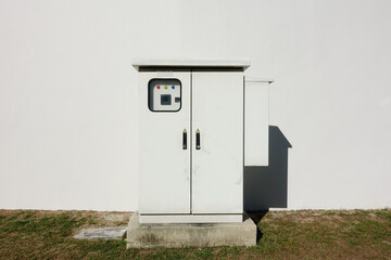 Electrical control cabinet outdoor used for a long time in Thailand