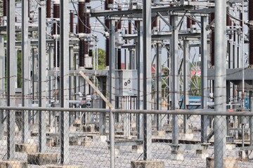 Distribution of electricity sub-station in Thailand.	