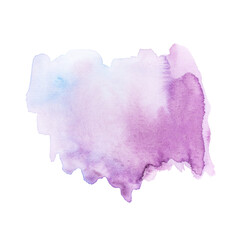 Modern hand painted artwork of abstract transparent watercolor background. Art for design