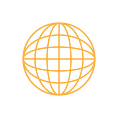 Yellow Abstract Geometric Element