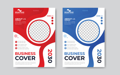 Modern Business cover and brochure flyer template