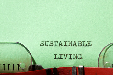 Sustainable living concept