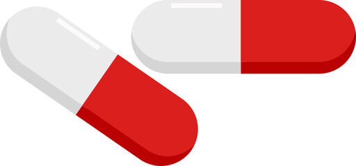 The medicine is in the form of a red and white capsule which makes it easier to drink because it doesn't taste right on the tongue
