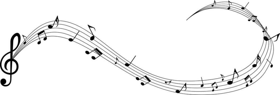 White Musical Notes Png