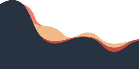 an abstract painting in navy blue and cream lines which type of painting has no pattern, object or painting figure, but has its own ideas or ideas.
