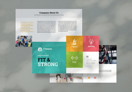 Fitness Presentation Layout