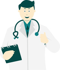specialist doctor illustration