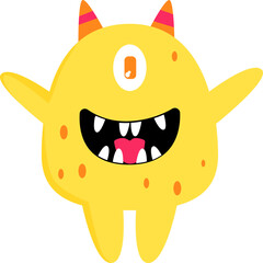 cute monster illustration