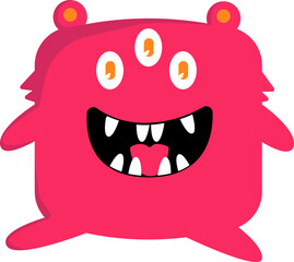 cute monster illustration