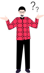 teacher illustration is teaching