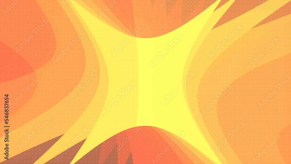 Aufkleber Colorful elegant background with smooth shapes. 3d rendering loop animation 4K