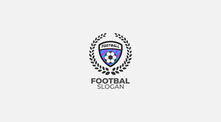 football badge logo template design
