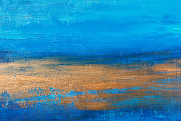 Abstract art background with colorful strokes