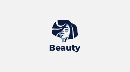 Unique Beauty logo Design concept