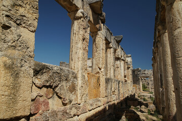 Hierapolis Ancient City in Pamukkale, Denizli, Turkiye