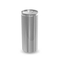 Aluminum Can Empty 330 ml. Vector illustration
