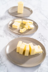 Softening unsalted butter