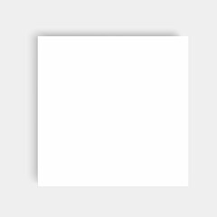 Vector paper square cover mock up.