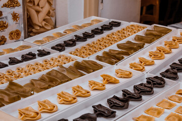 pasta variations on the counter