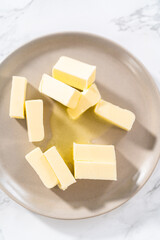 Softening unsalted butter