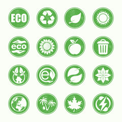 Eco friendly organic circles set