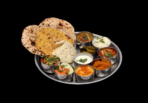 North Indian Vegetarian Thali 