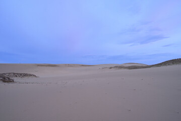 夜明けの鳥取砂丘 Tottori sand dunes at dawn Japan