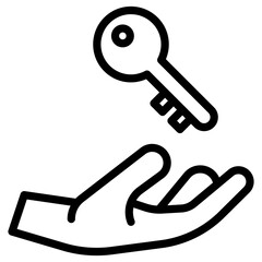 hand key icon