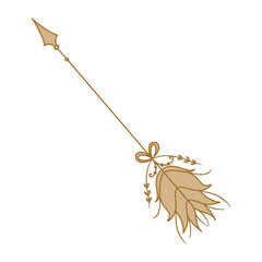 Gold Elegant Arrow