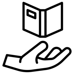 hand book icon