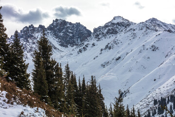 winter mountain landscape