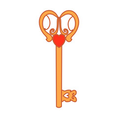 Elegant Key Decoration